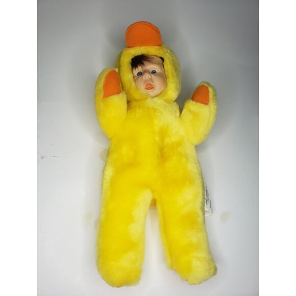Kids costume yellow duck 10" doll - Picture 1 of 5